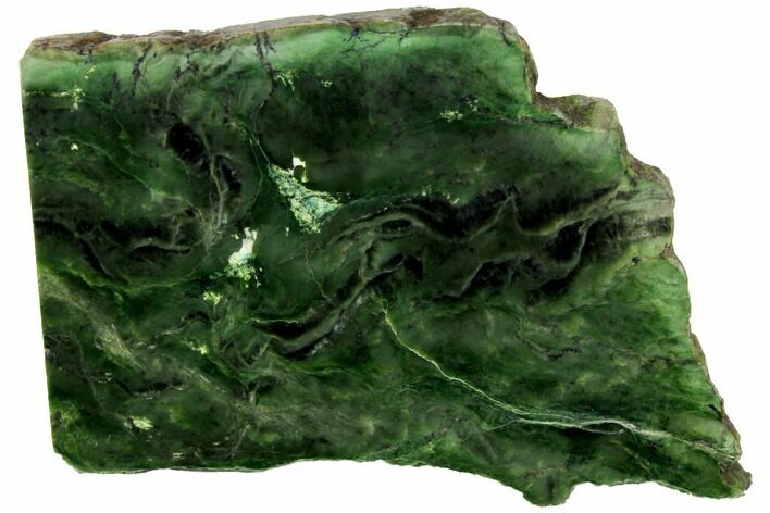 Polished Canadian Jade (Nephrite) Slab - British Colombia #117639